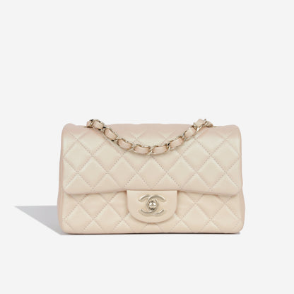 Chanel Classic Flap Lambskin Gold Shoulder Bag Style 64