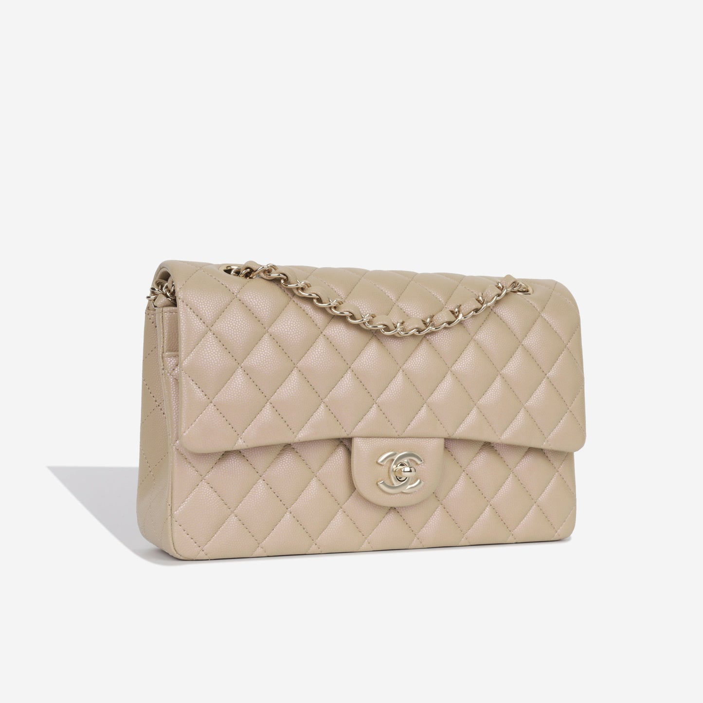 Chanel Classic Flap Lambskin Black Shoulder Bag Style 106