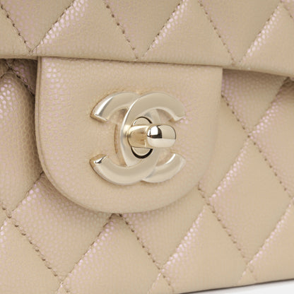 Chanel Classic Flap Lambskin Black Shoulder Bag Style 106