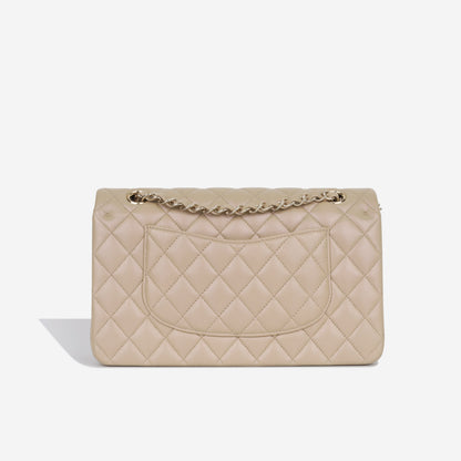 Chanel Classic Flap Lambskin Black Shoulder Bag Style 106