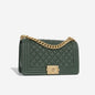 Chanel Boy Bag Lambskin Gold Shoulder Bag Style 8