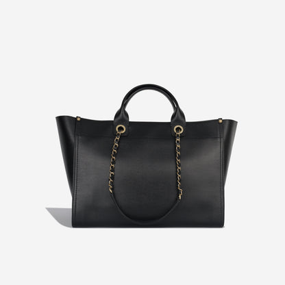 Chanel Cambon Caviar Black Tote Bag Caviar