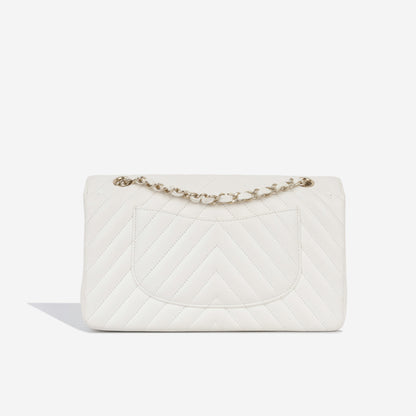 Chanel Classic Flap Caviar Gold Shoulder Bag Style 23