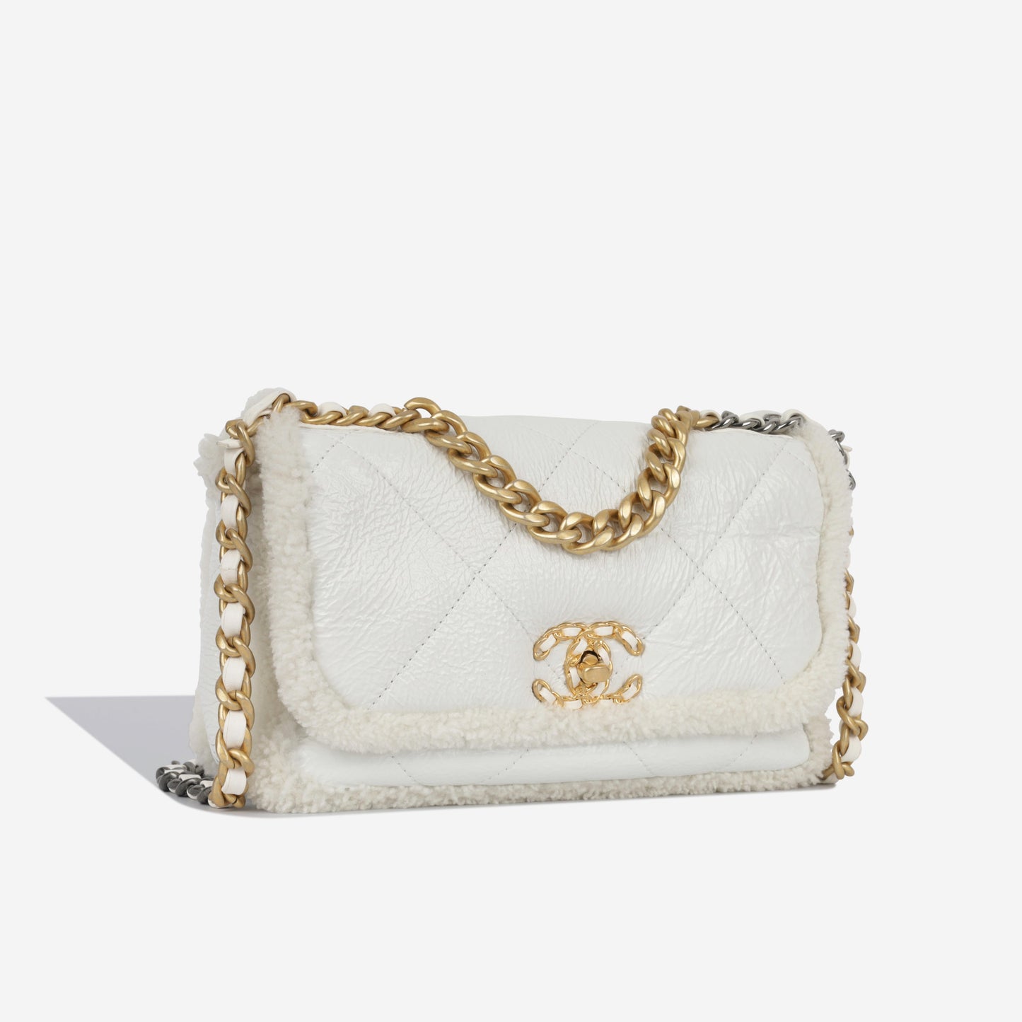 Chanel Chanel 19 Lambskin Gold Shoulder Bag Style 11