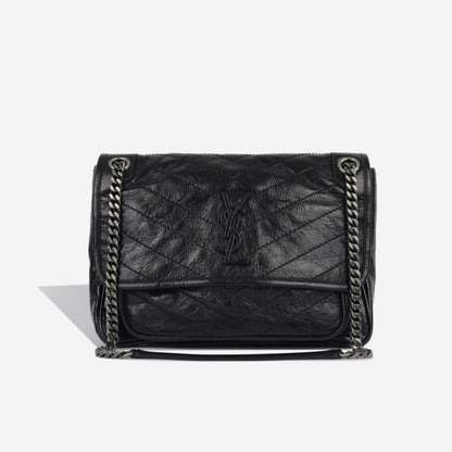 Saint Laurent Niki Calfskin Black Shoulder Bag Style 2