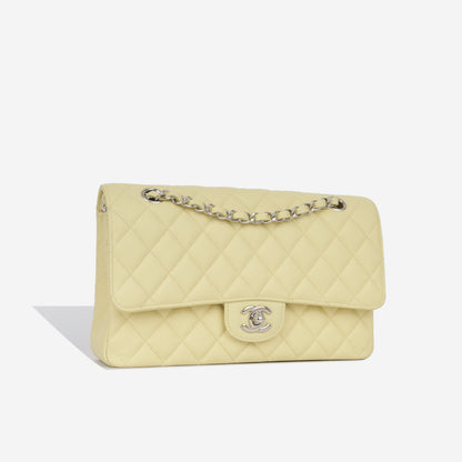 Chanel Classic Flap Caviar Silver Shoulder Bag Style 14