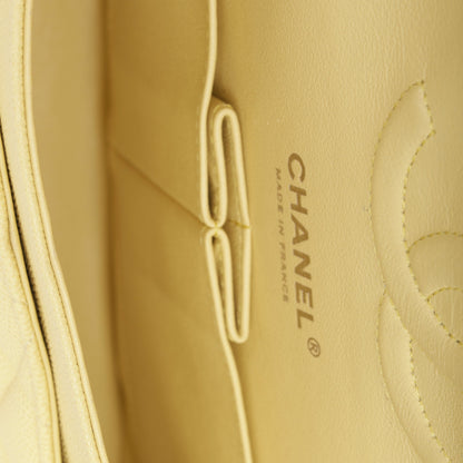 Chanel Classic Flap Caviar Silver Shoulder Bag Style 14