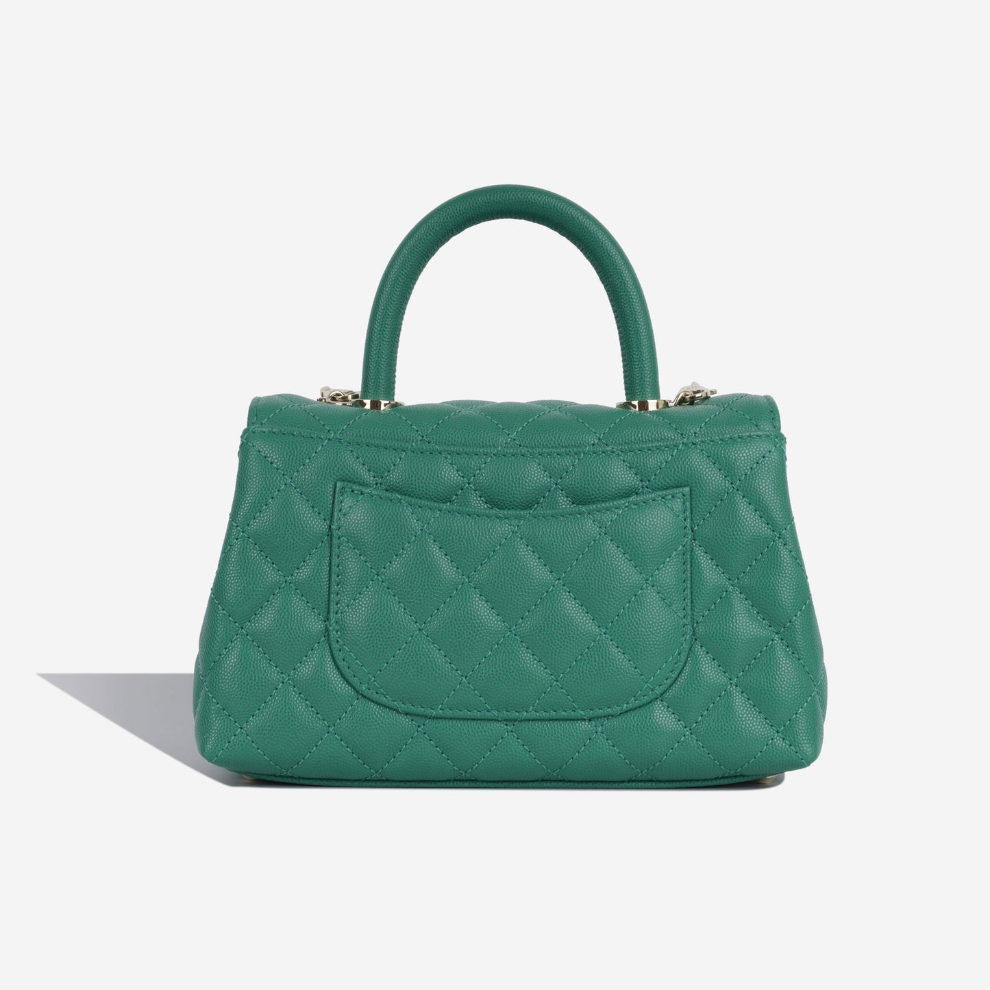 Chanel Coco Handle Caviar Gold Shoulder Bag Style 7