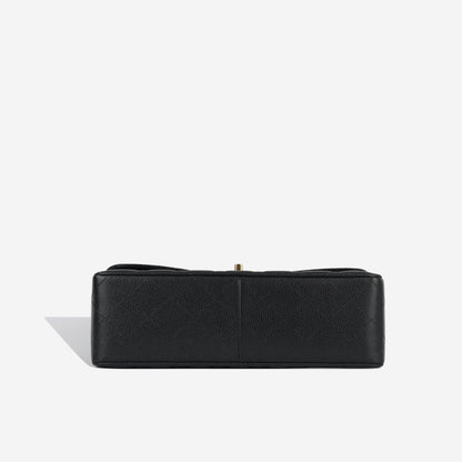 Chanel Classic Flap Caviar Black Shoulder Bag Style 14