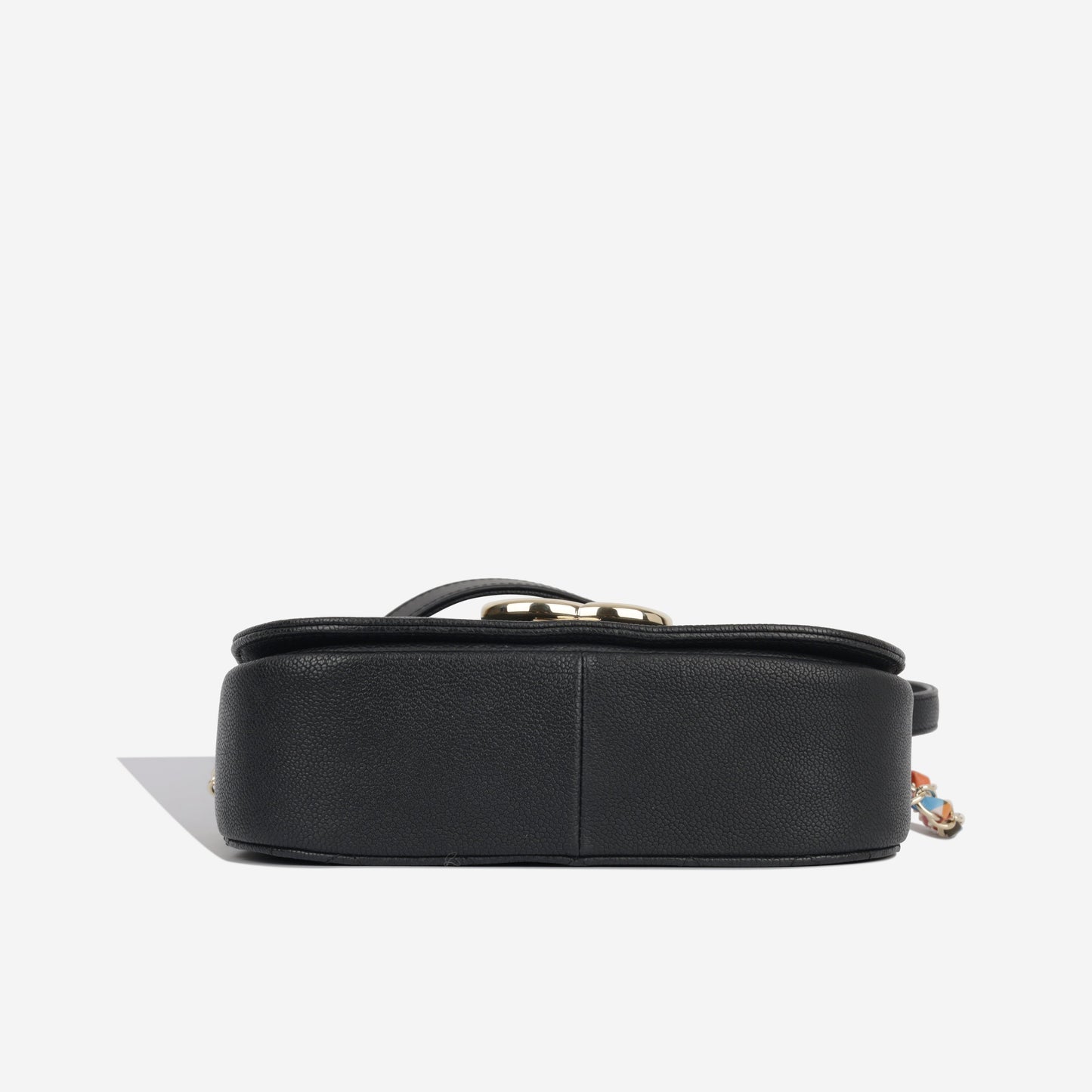 Chanel Classic Flap Caviar Black Shoulder Bag Style 136