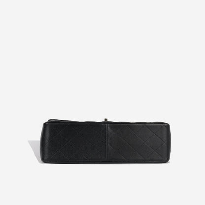 Chanel Classic Flap Caviar Black Shoulder Bag Style 10