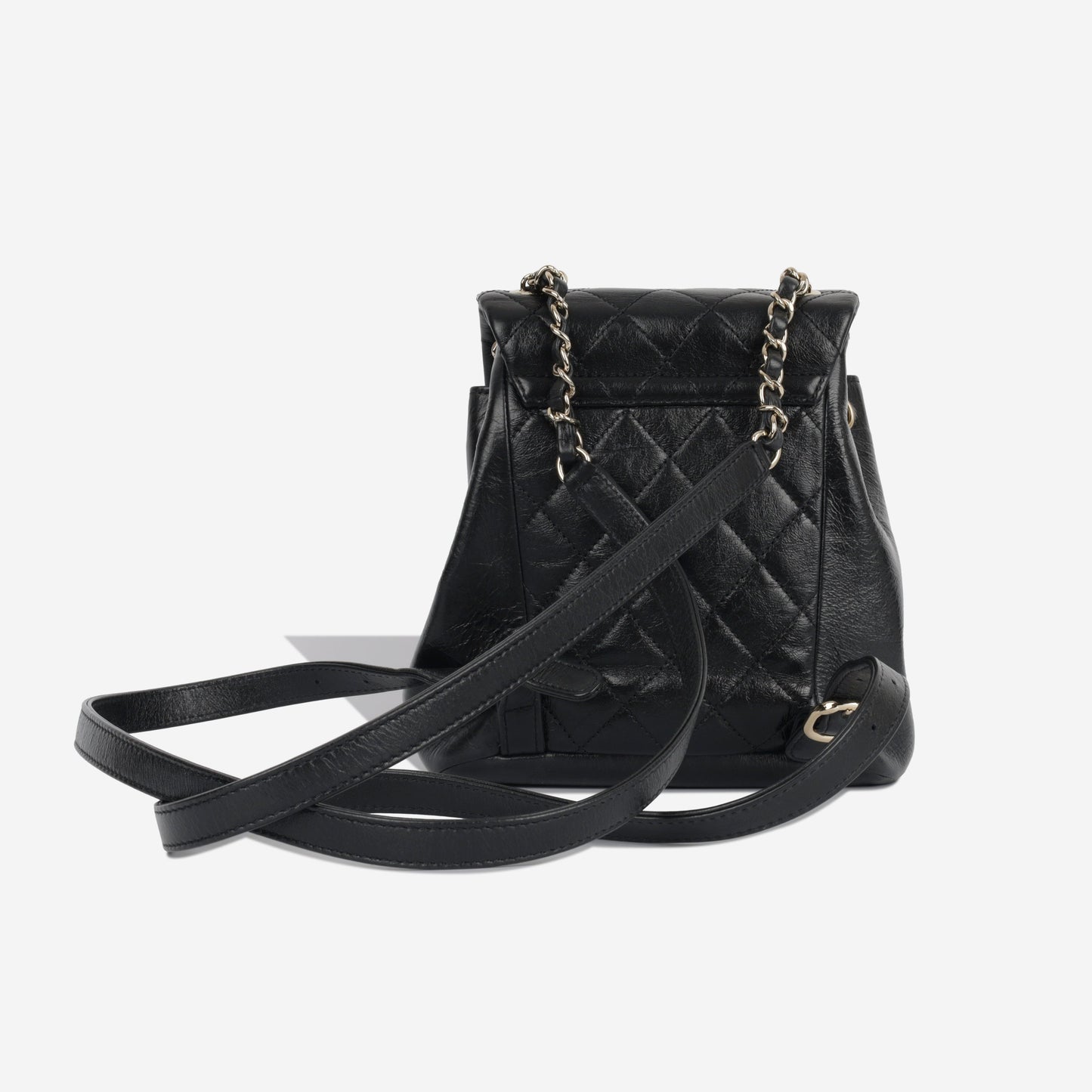 Chanel Calfskin Black Backpack