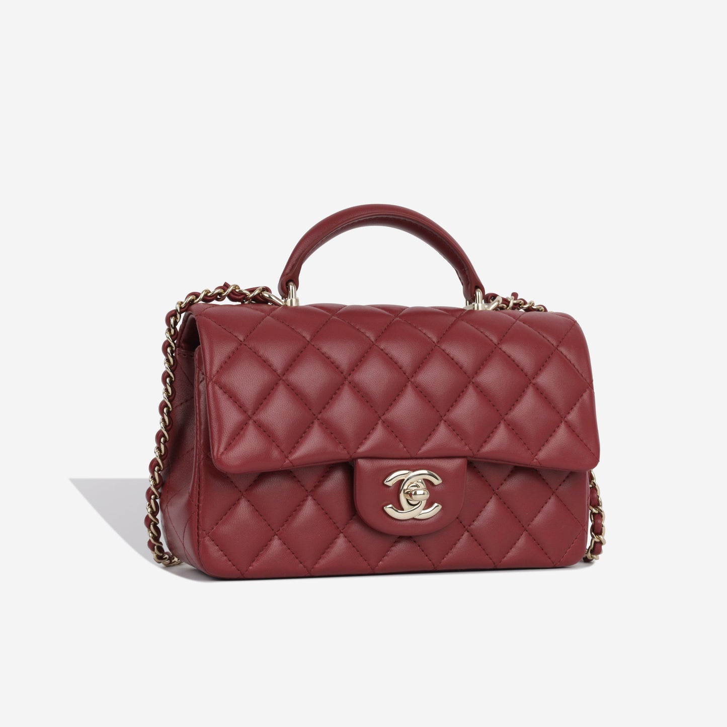 Chanel Classic Flap Lambskin Black Shoulder Bag Style 330