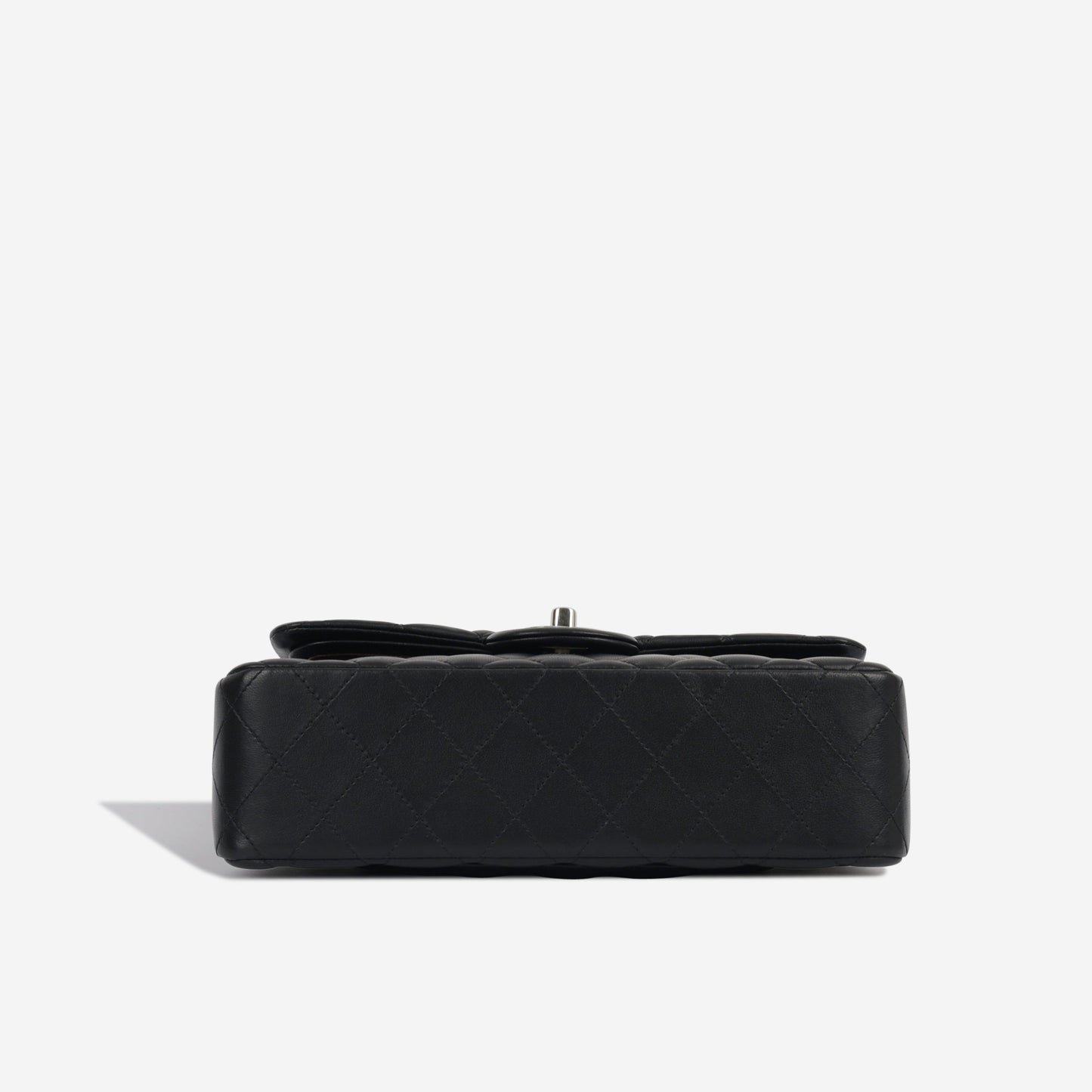 Chanel Classic Flap Lambskin Black Shoulder Bag Style 256