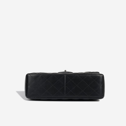 Chanel Classic Flap Lambskin Black Shoulder Bag Style 35