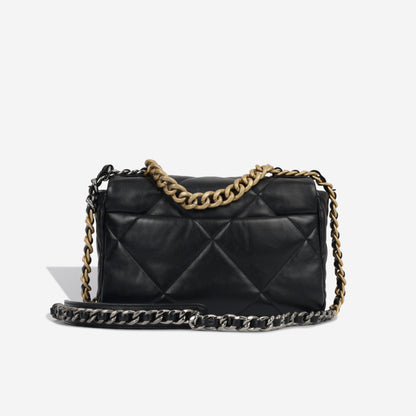Chanel Chanel 19 Lambskin Black Shoulder Bag Style 19