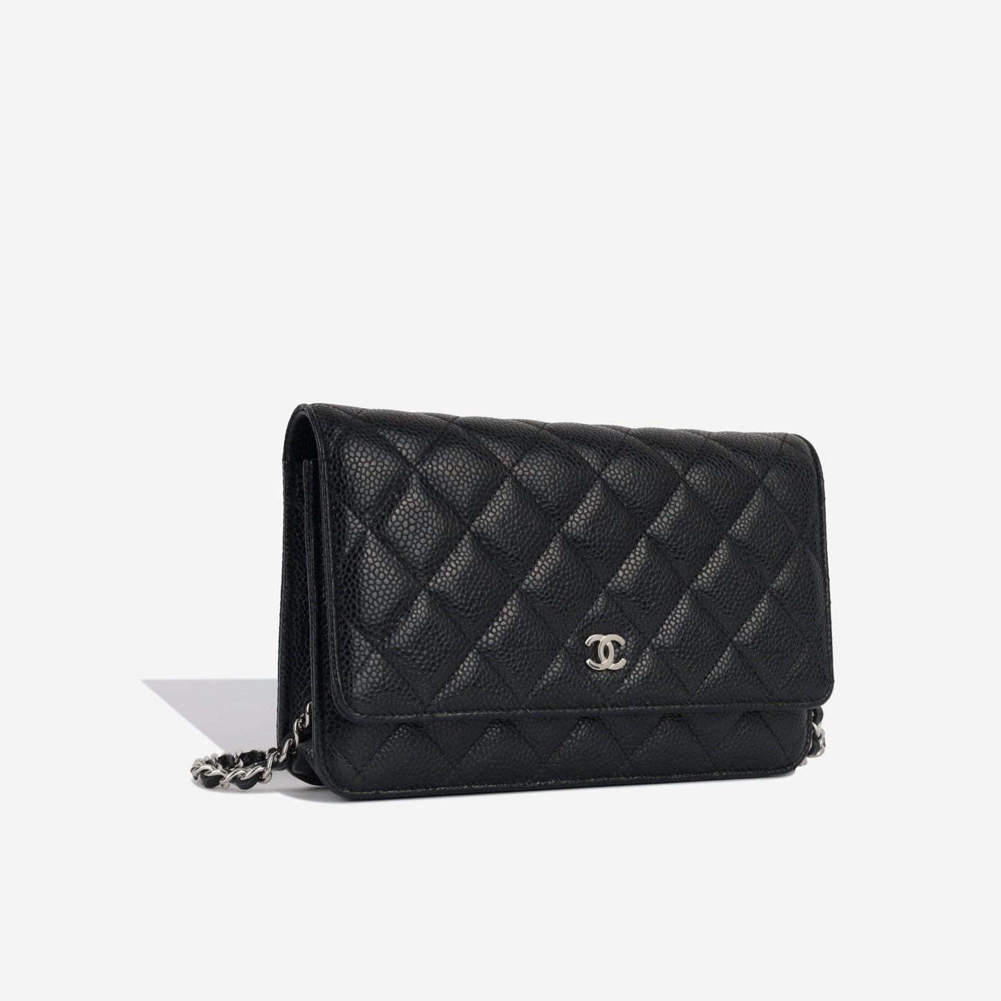 Chanel Wallet On Chain Lambskin Black Crossbody Style 10