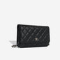 Chanel Wallet On Chain Lambskin Black Crossbody Style 10