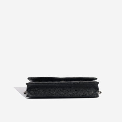 Chanel Wallet On Chain Caviar Black Crossbody Style 9