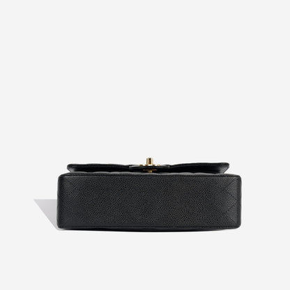 Chanel Classic Flap Caviar Black Shoulder Bag Style 118