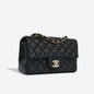 Chanel Classic Flap Lambskin Black Shoulder Bag Style 158