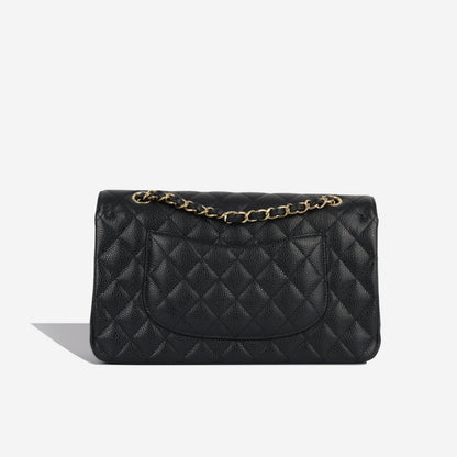 Chanel Classic Flap Caviar Black Shoulder Bag Style 77