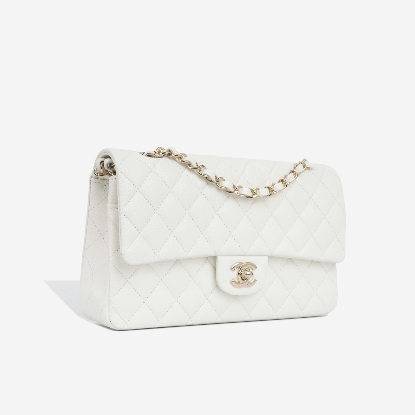 Chanel Classic Flap Caviar Gold Shoulder Bag Style 22