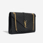 Saint Laurent Envelope Leather Black Shoulder Bag Style 28