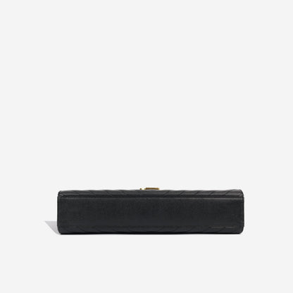 Saint Laurent Envelope Leather Black Shoulder Bag Style 28