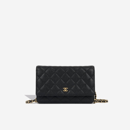 Chanel Classic Wallet-On-Chain - Caviar