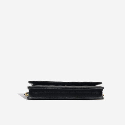 Chanel Classic Wallet-On-Chain - Caviar