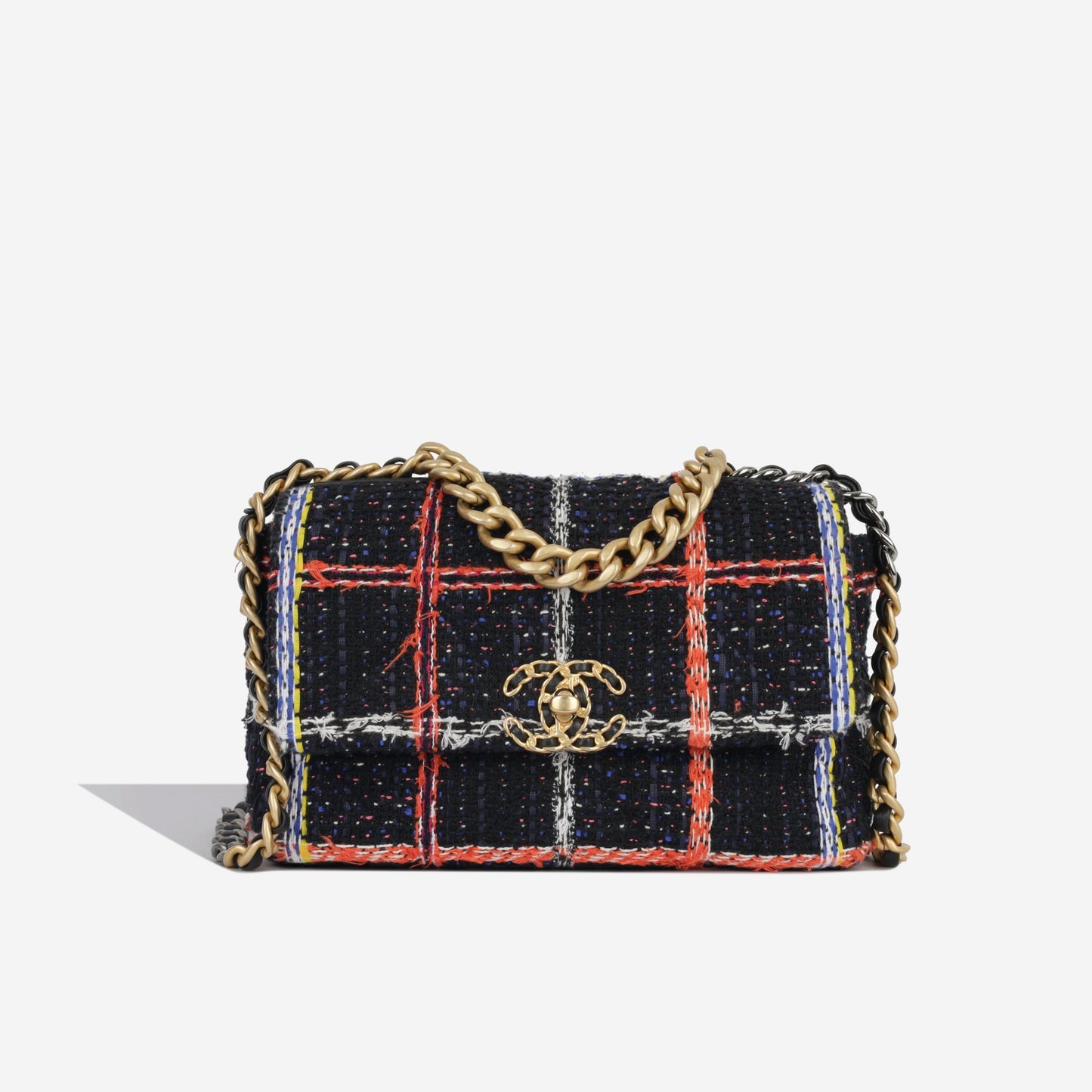 Chanel Chanel 19 Tweed Black Shoulder Bag Style 4