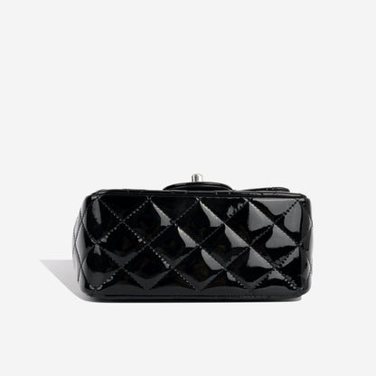 Chanel Classic Flap Lambskin Black Shoulder Bag Style 215