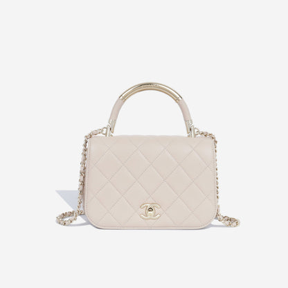 Chanel Classic Flap Lambskin Gold Shoulder Bag Style 6
