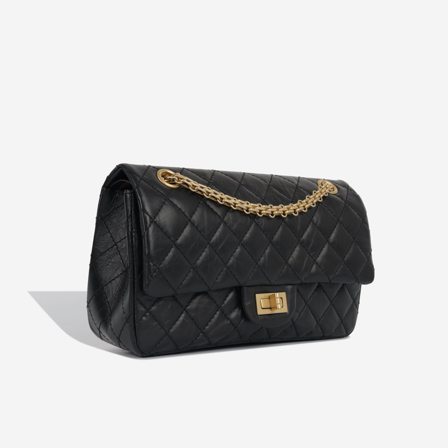 Chanel Classic Flap Lambskin Black Shoulder Bag Style 5