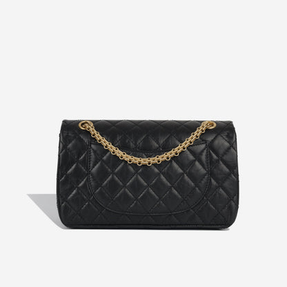 Chanel Classic Flap Lambskin Black Shoulder Bag Style 5