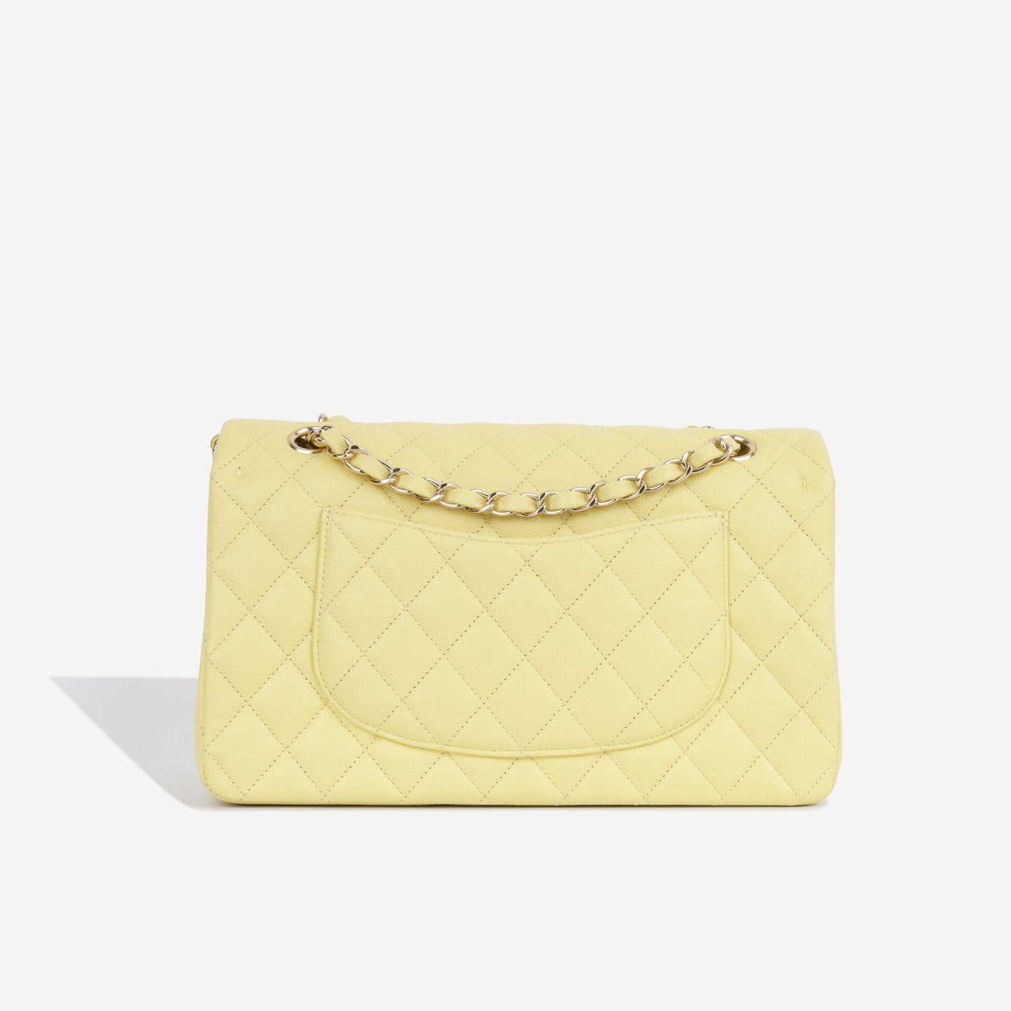 Chanel Classic Flap Caviar Silver Shoulder Bag Style 13