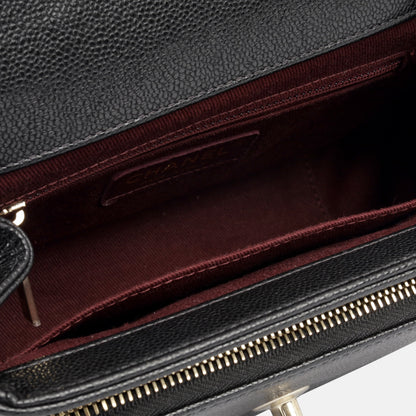 Chanel Timeless Caviar Black Handbag Style 3