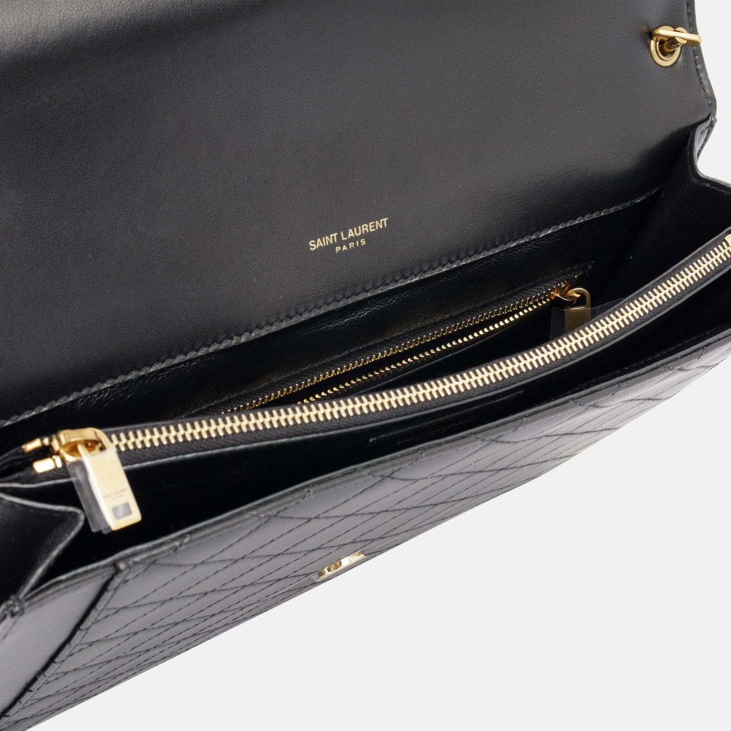 Saint Laurent Calfskin Black Handbag Calfskin