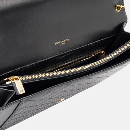 Saint Laurent Calfskin Black Handbag Calfskin