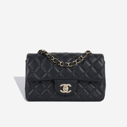 Chanel Classic Flap Lambskin Black Shoulder Bag Style 137