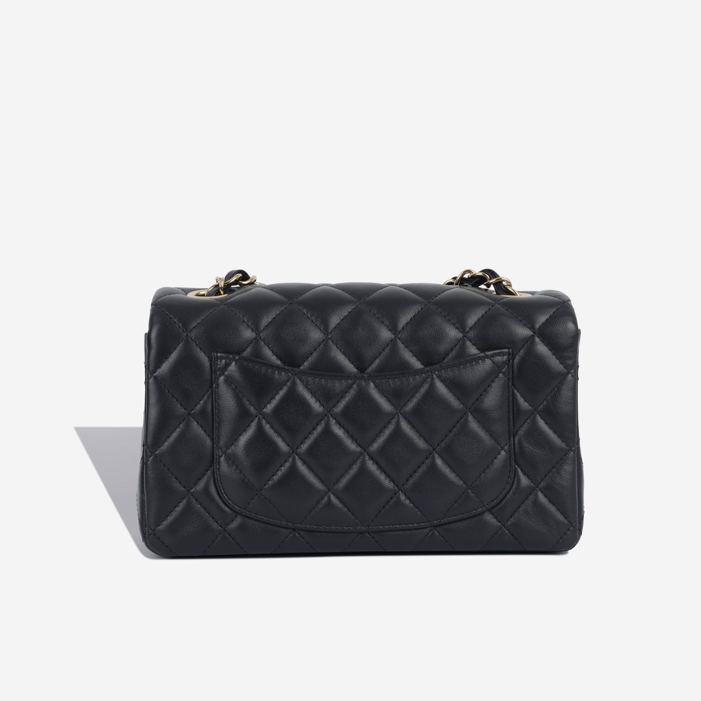 Chanel Classic Flap Lambskin Black Shoulder Bag Style 137