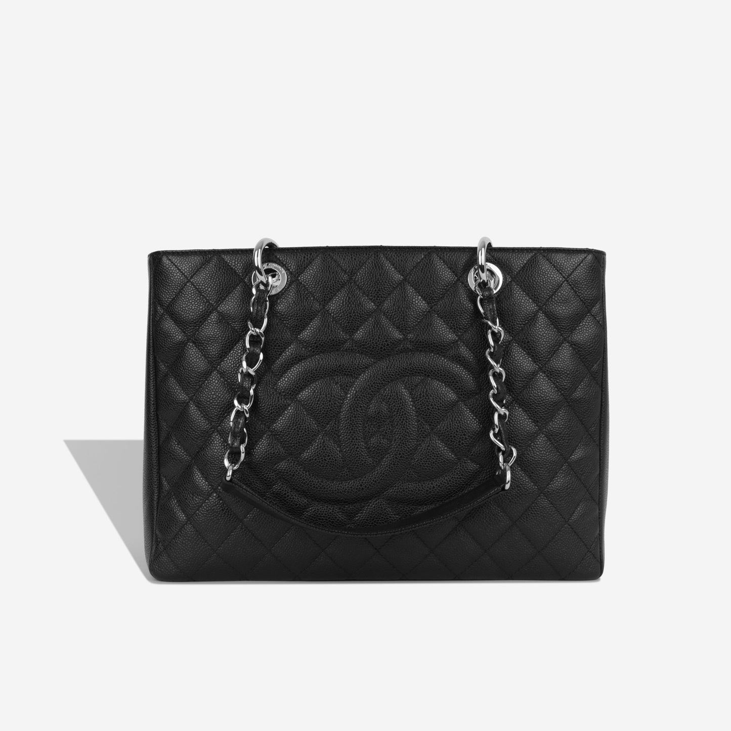 Chanel Shopping Tote Caviar Black Tote Bag Style 11