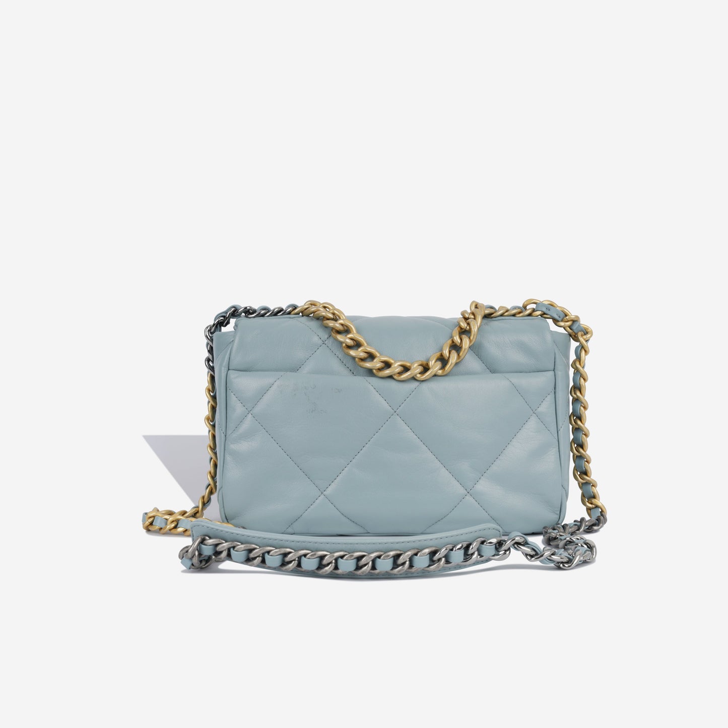 Chanel Chanel 19 Quilted Gold Shoulder Bag