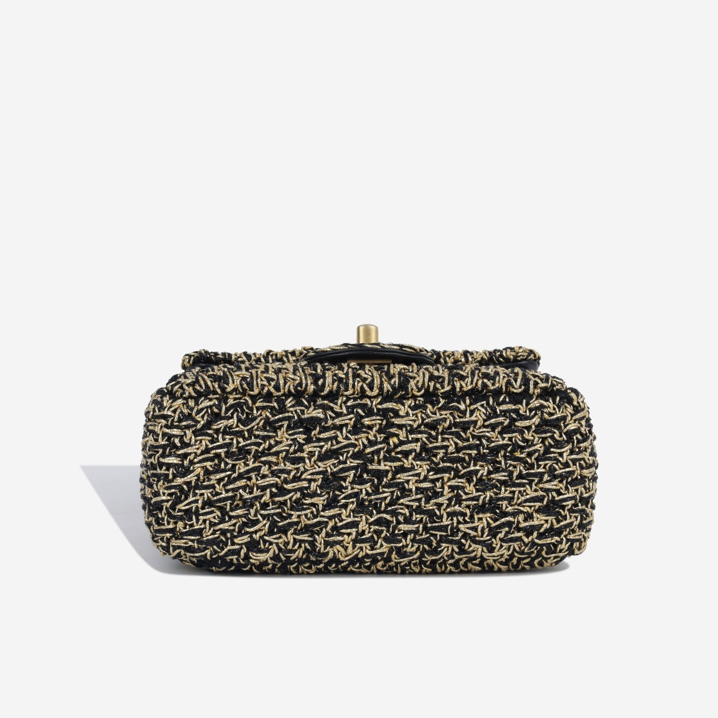 Chanel Classic Flap Tweed Black Shoulder Bag Style 2
