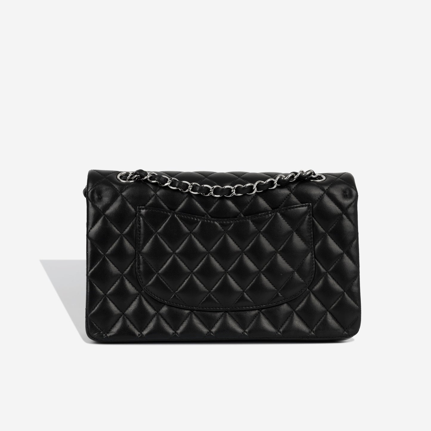 Chanel Classic Flap Lambskin Black Shoulder Bag Style 103
