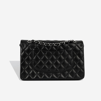 Chanel Classic Flap Lambskin Black Shoulder Bag Style 103