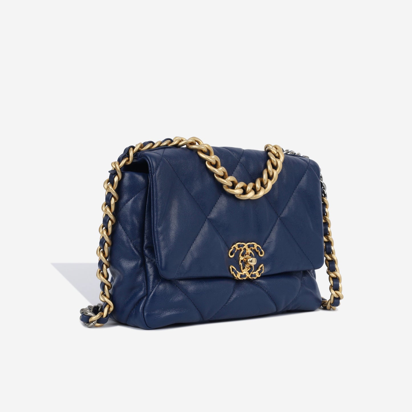 Chanel Chanel 19 Leather Gold Shoulder Bag Style 4