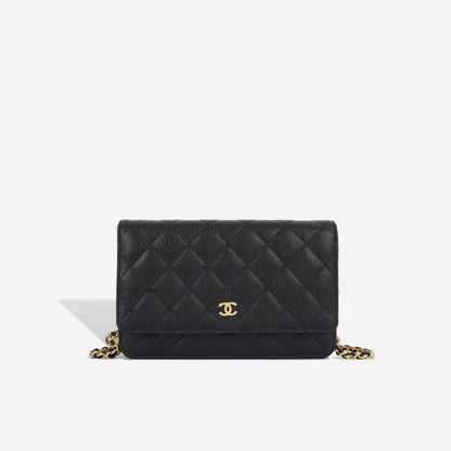 Chanel Wallet On Chain Caviar Black Crossbody Style 8