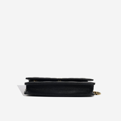 Chanel Wallet On Chain Caviar Black Crossbody Style 8